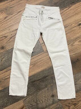 Zadig  Voltaire Jeans Womens 26 L 26 Cotton Zipper Detail Mid Rise Skinny Casual